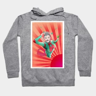 Space Girl Pin Up Hoodie